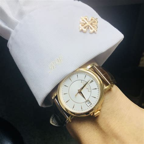 patek philippe calatrava cufflinks price|Patek Philippe cufflink.